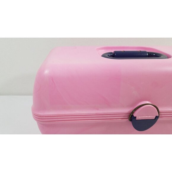 Caboodles Pink & Purple Plastic Vintage Makeup Case With Mirror - Picture 3 of 16